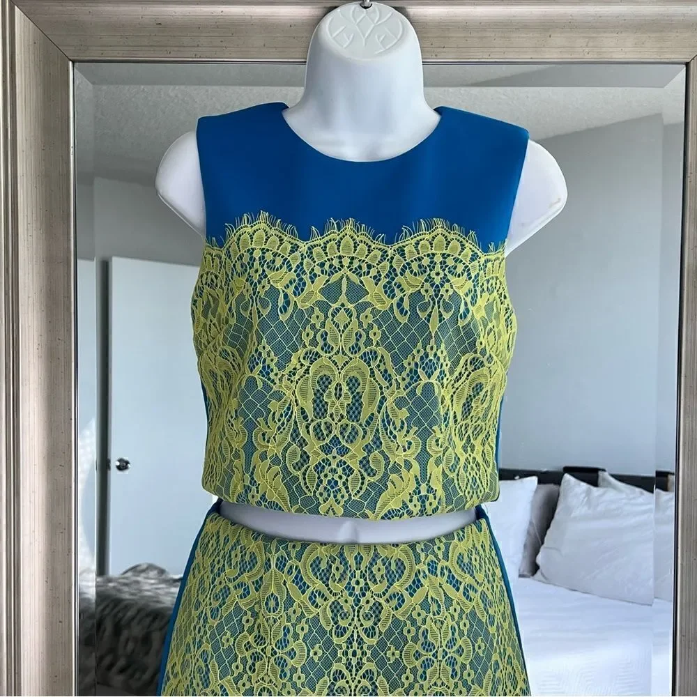 DO+BE 2 Pieces Skirt SzM & Top Sz S Summer Set.